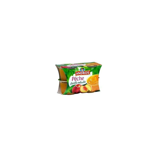 [3608580744702] ANDROS Velouté Pêche 4 x 97 g