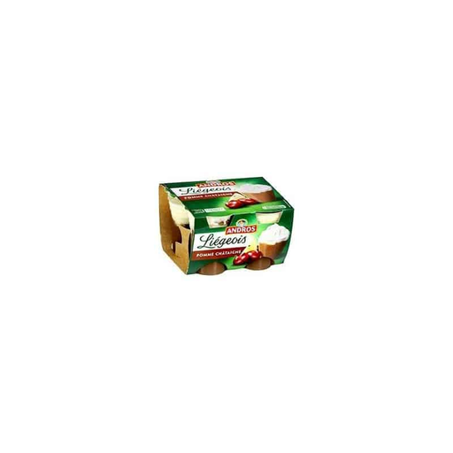 [3608580745259] ANDROS Liégeois Apple/Chestnut 4 x 100 g