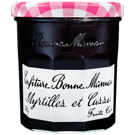 [3608580745372] BONNE MAMAN Extra Jam Blueberries and Blackcurrants 370g