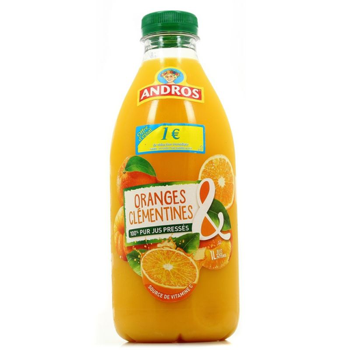 [3608580780946] ANDROS Orange & Clementine Juice 1 L