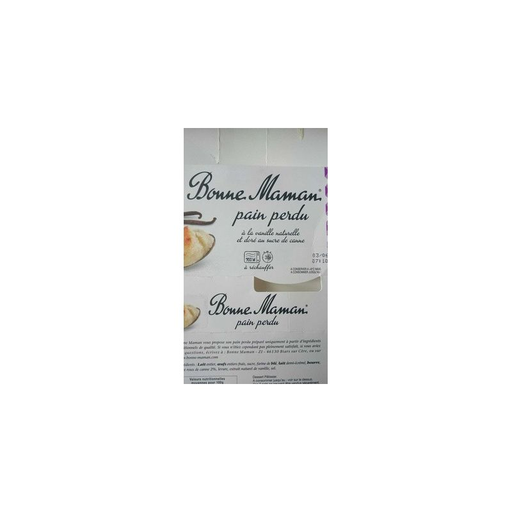 [3608580786931] BONNE MAMAN Pain Perdu Vanille 2 x 100 g