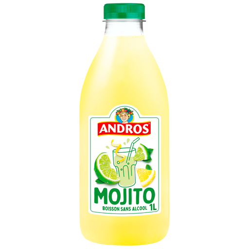 [3608580788362] ANDROS Boisson Mojito cocktail sans alcool 1 L