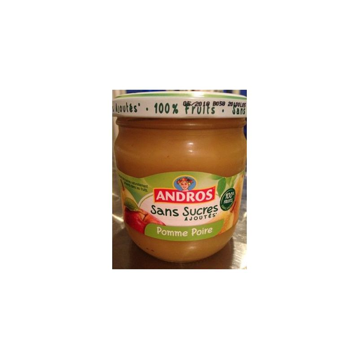 [3608580789727] ANDROS Compota Manzana Pera sin azúcares añadidos 410 g