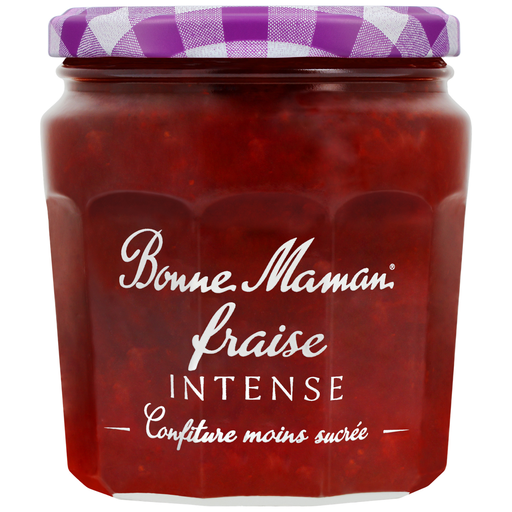 [3608580823445] BONNE MAMAN Intense Strawberry Jam Reduced Sugar 335 g