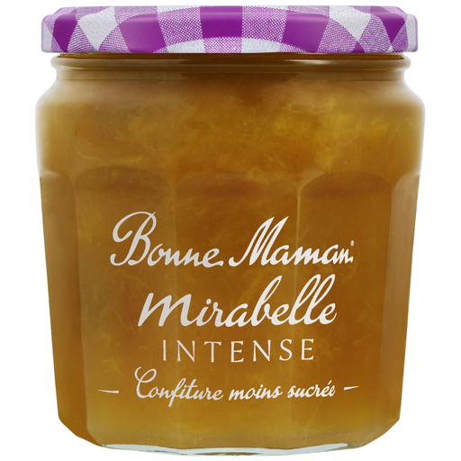 [3608580823544] BONNE MAMAN Mirabelle intense jam reduced sugar 335 g