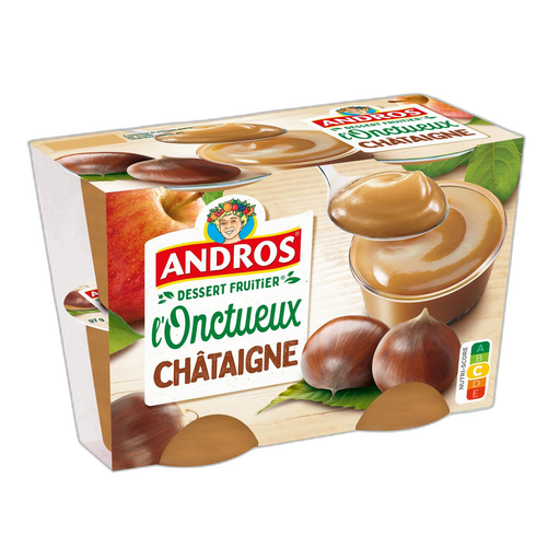 [3608580879190] ANDROS Compote onctueux châtaigne 388 g