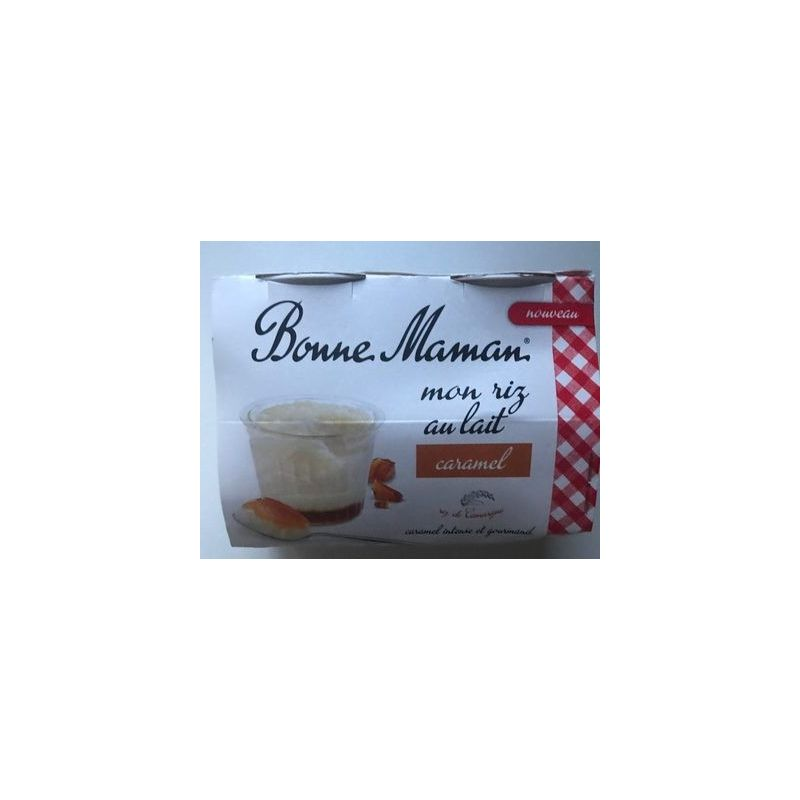 BONNE MAMAN Arroz Doce Caramelo 4 x 100 g