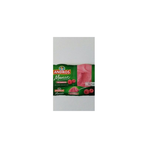 [3608580910305] ANDROS Andros Sensations Fondant Mousse Raspberry 2x80g