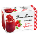 BONNE MAMAN Sobremesa de fruta compota Morangos Framboesas Flor de Sabugueiro 2 potes de 130 g