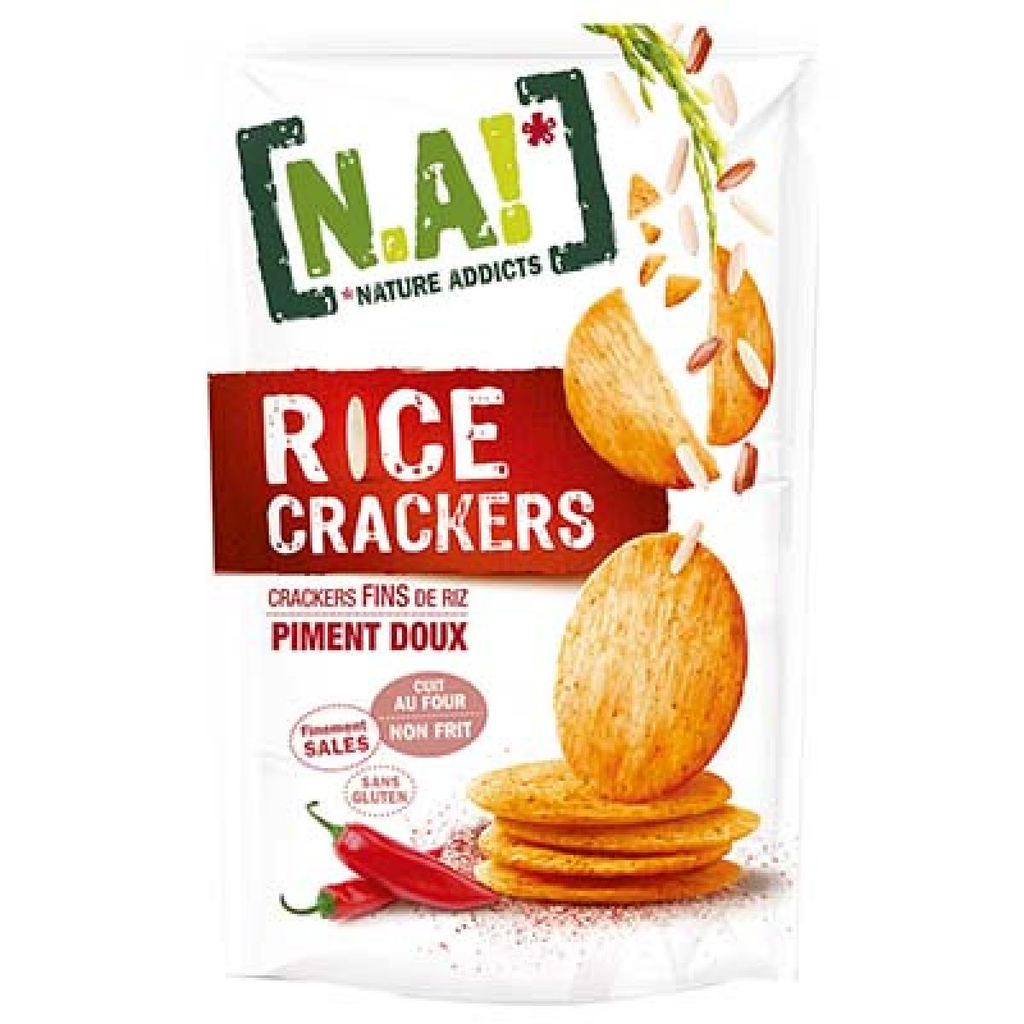 N.A! NATURE ADDICTS Rice Crackers Sweet Chili 70 g