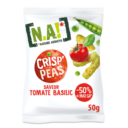 [3609200009119] N.A! NATURE ADDICTS Tomato and Basil Aperitif Biscuits 50 g