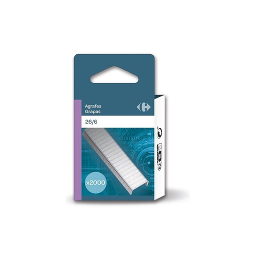 [3609231001311] CARREFOUR Staples 26/6 x2000