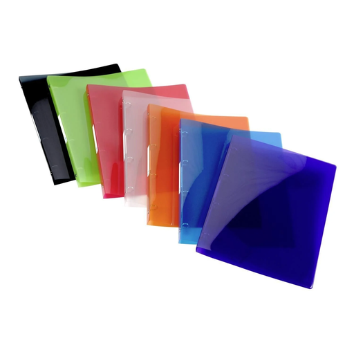 [3609231016940] CARREFOUR Flexible binder 4 rings A4 21x29.7cm 20mm spine