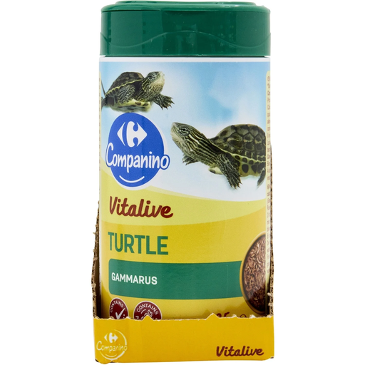 [3609231842792] CARREFOUR Gammarus Complete Food For Aquatic Turtle 25 g