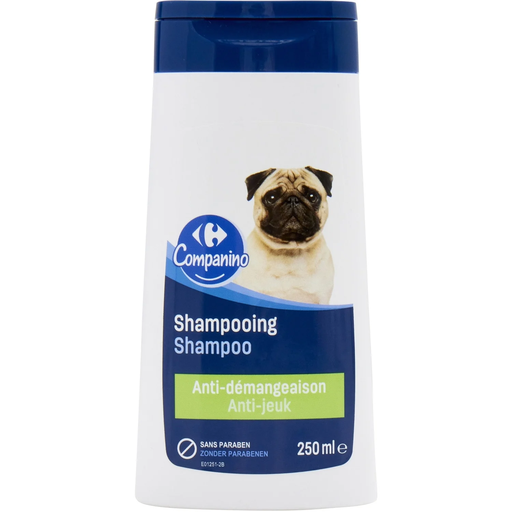 [3609231847605] CARREFOUR Shampooing Pour Chien Anti-Démangeaison COMPANINO 250 ml