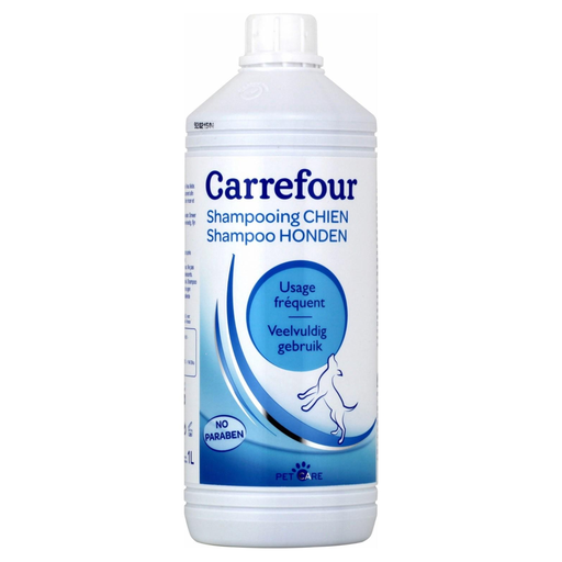 [3609231847667] CARREFOUR Champô Uso Frequente para Cão sem Parabenos 1 L