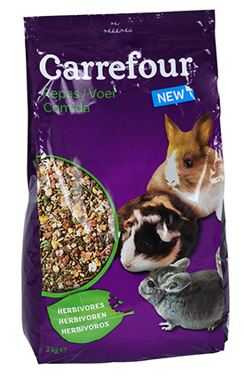 Carrefour 3Kg Repas Herbivore Rongeur Crf