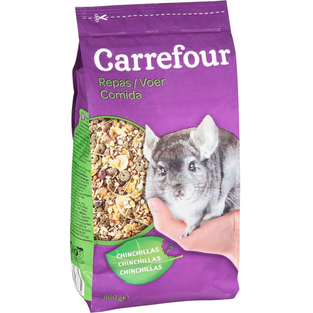 CARREFOUR Repas pour chinchillas 800 g