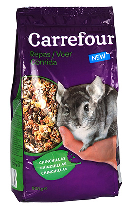 Carrefour 800G Repas Chinchil'A Stand Up Crf