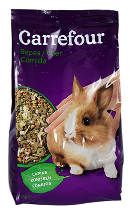 Carrefour 3Kg Repas Lapin Stand Up Crf