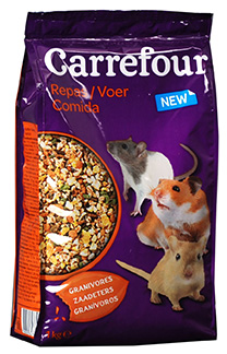Carrefour 1Kg Repas Granivore Rongeur Crf