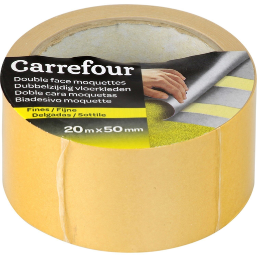 [3609232009538] CARREFOUR Double-sided carpet tape 20mx50mm