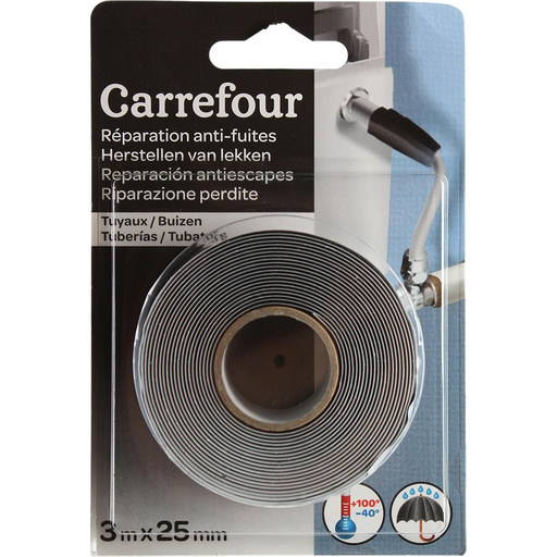 [3609232009729] CARREFOUR Pipe Repair Adhesive Tape 3mx25mm