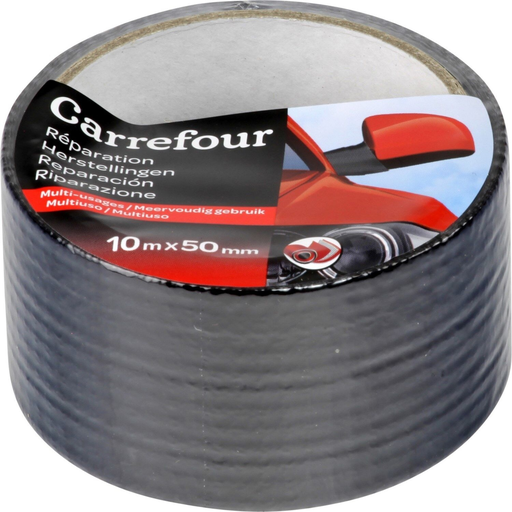 [3609232009736] CARREFOUR Repair adhesive tape 10mx50mm, black