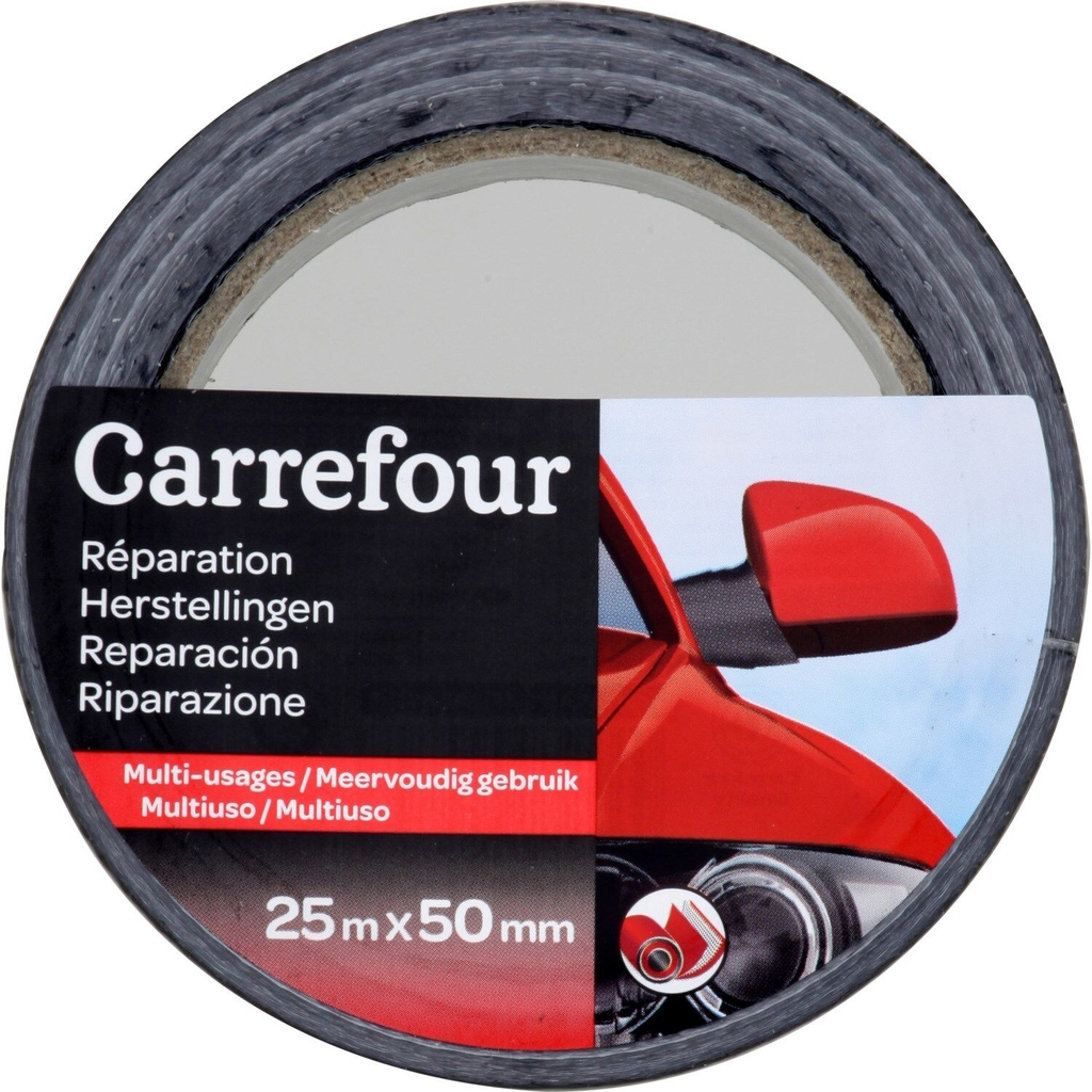 CARREFOUR Adhésif réparation 25 m x 50mm