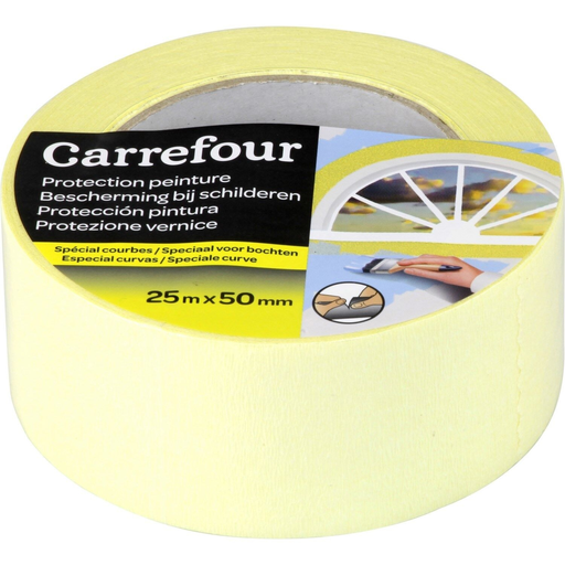 [3609232011531] CARREFOUR Masking tape for painting 25mx50mm