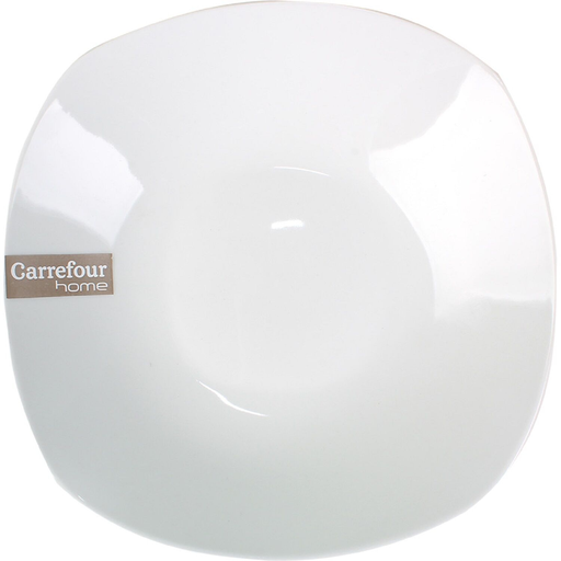 [3609232031911] CARREFOUR Prato Sopa Branco Porcelana HOME l'assiette