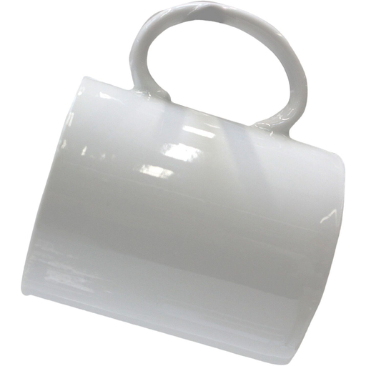 [3609232032079] CARREFOUR Taza Blanca de Porcelana Basic HOME 34 cl