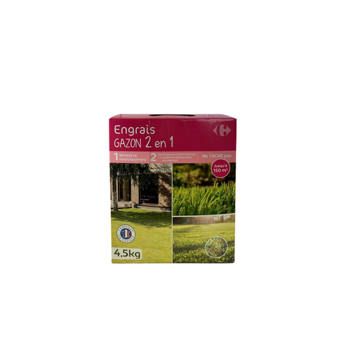 [3609232642117] CARREFOUR ENGRAIS Gazon 2 en 1 4,5 kg