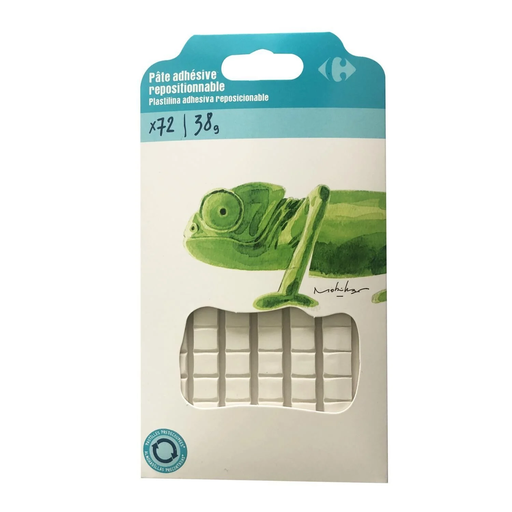 [3609232787993] CARREFOUR Adhesive 72 white putty pads