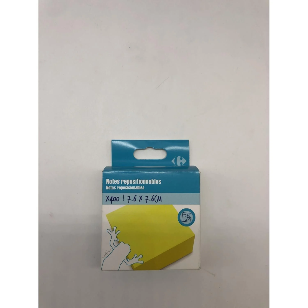CARREFOUR Bloc note repositionnable 76x76mm