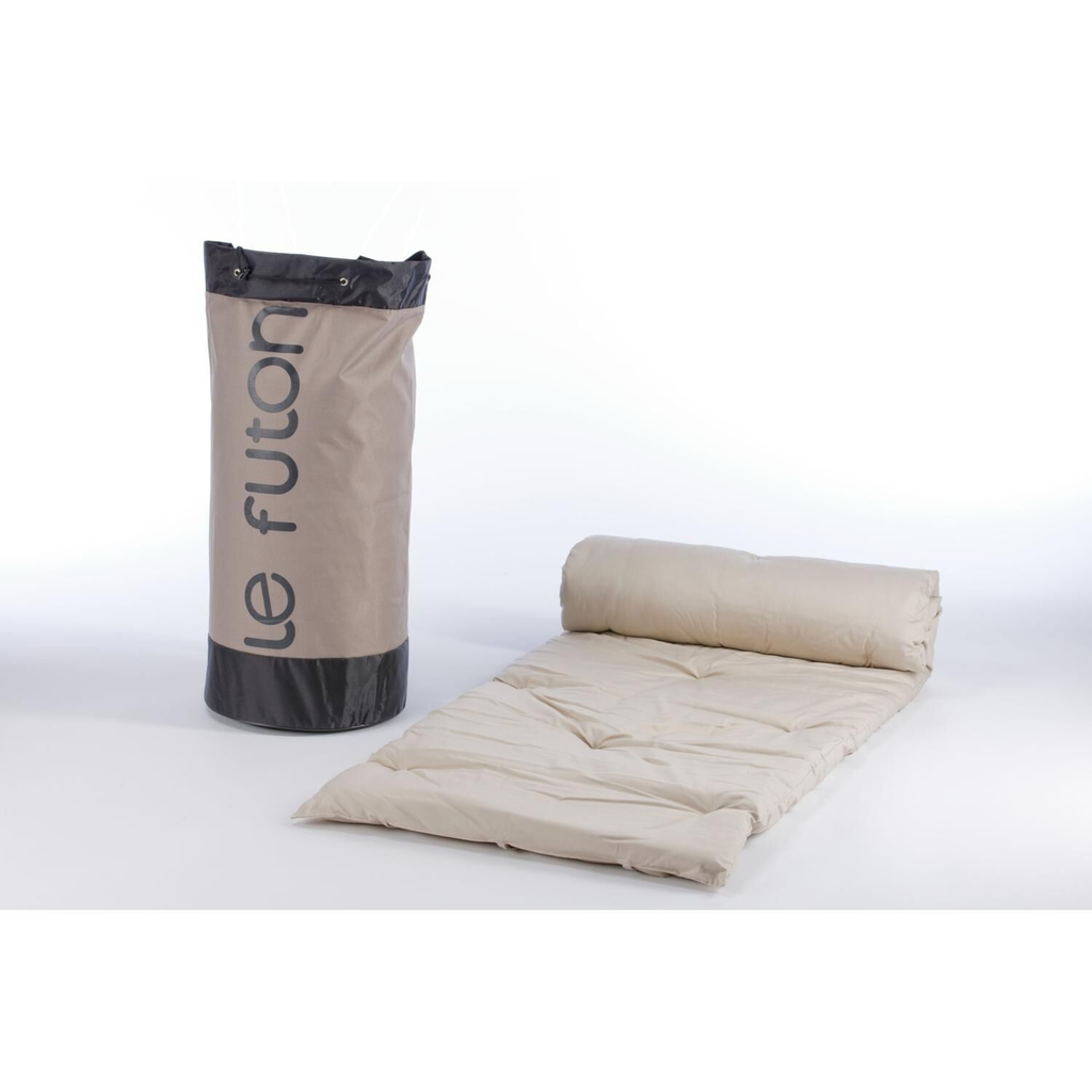 CARREFOUR Mattress and transport bag beige anti-dust mite 70x190cm