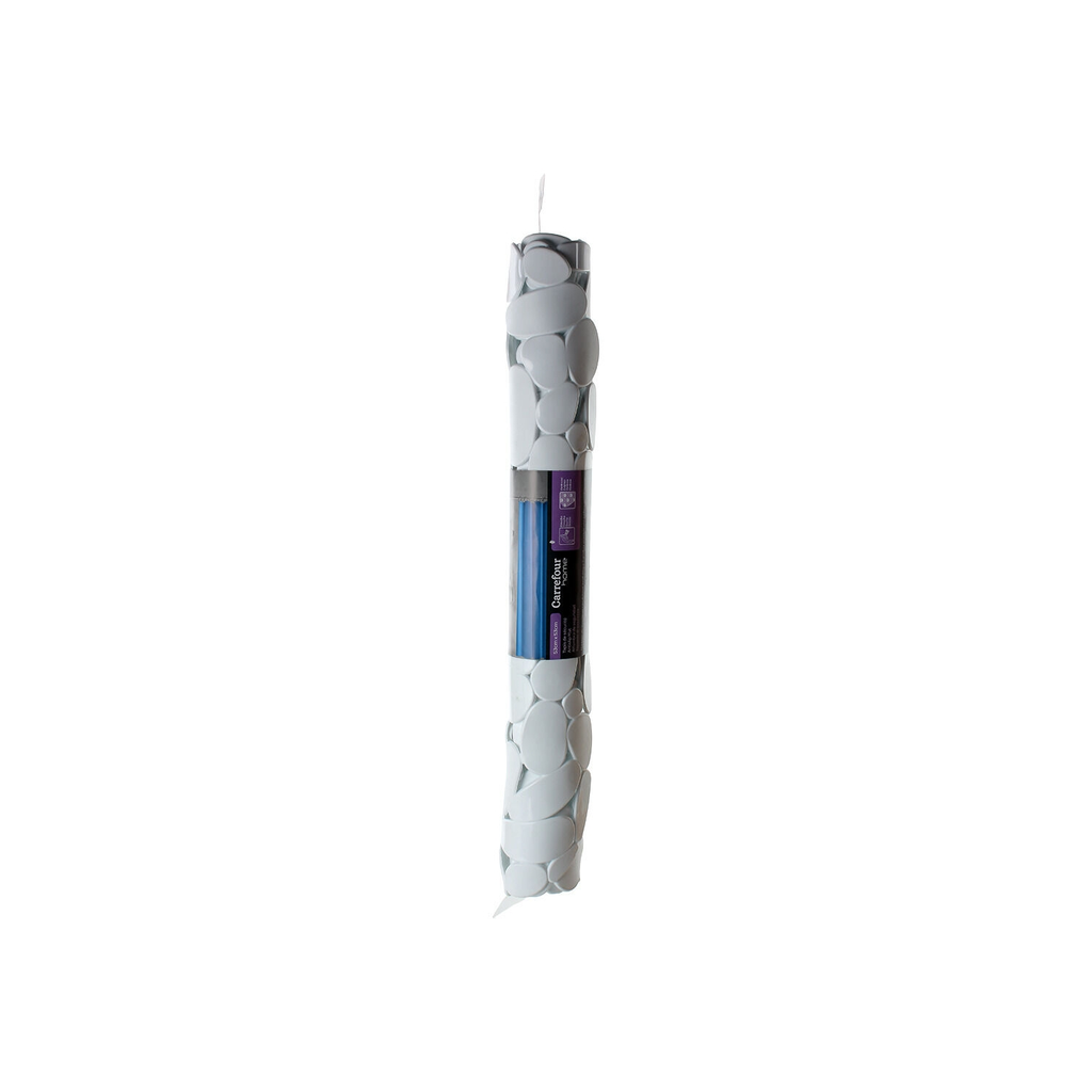 CARREFOUR White pebble shower mat 1 unit