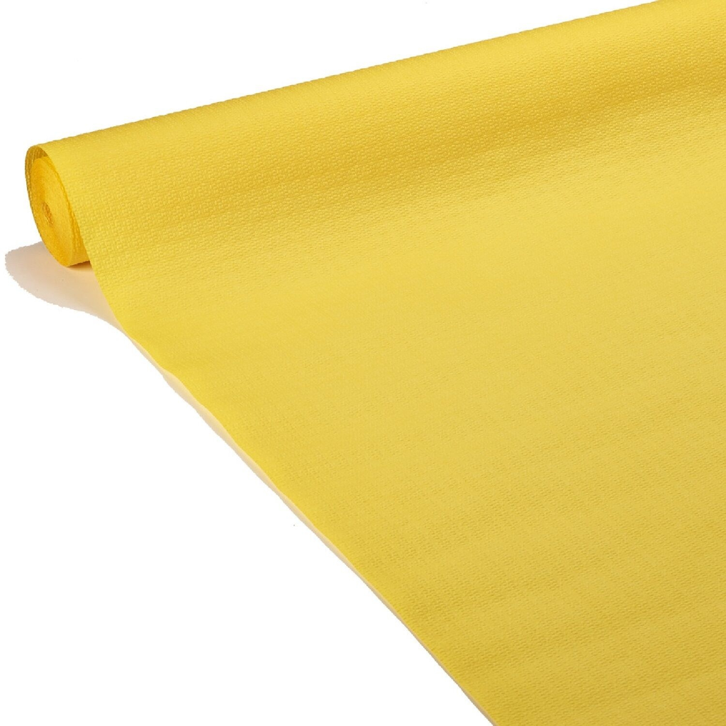 CARREFOUR Embossed Tablecloth Yellow 20m