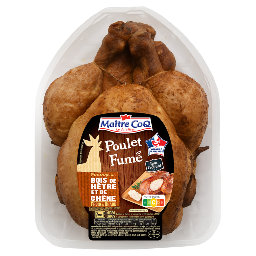 MAITRE COQ Pollo entero ahumado cocido