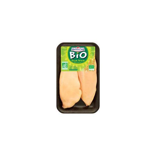 [0215088000006] MAITRE COQ Organic free-range chicken escalopes x4 200g