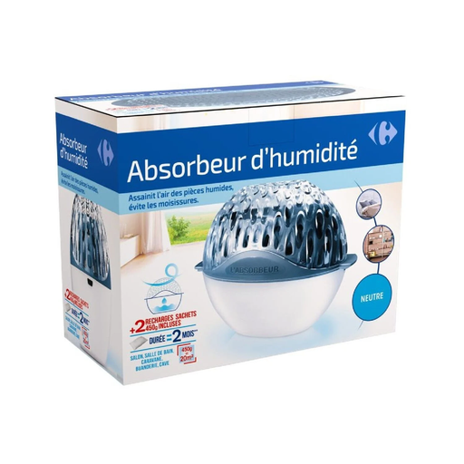 [3613865282640] CARREFOUR Moisture Absorber 20m2 + 2 refills 450 g