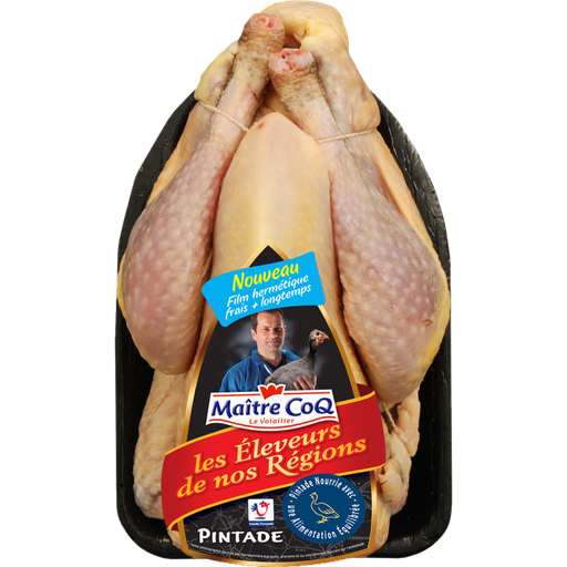 [0215110000004] ELEVEUR DE NOS REGIONS Pintade Maître Coq, 1 pièce