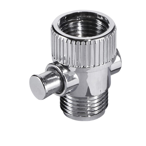 [3613865381206] CARREFOUR Chrome shower stop valve, 1 unit