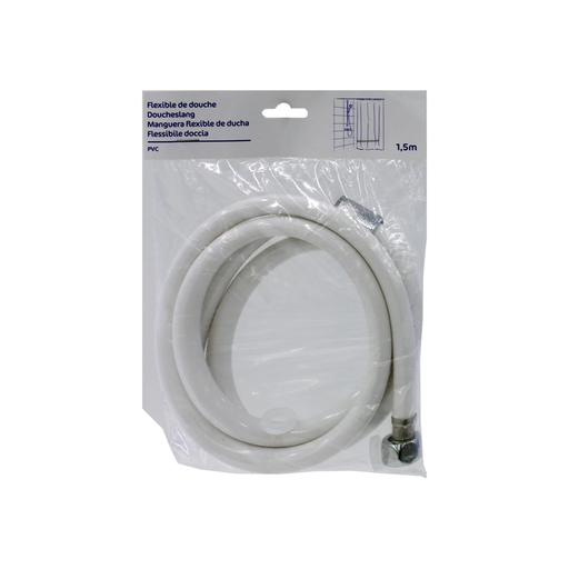 [3613865381565] CARREFOUR Flexible de douche 1.5m en PVC C387012 HOME