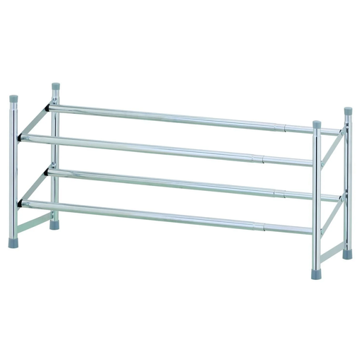 [3613865487137] CARREFOUR Sapateira extensível metal cinzento