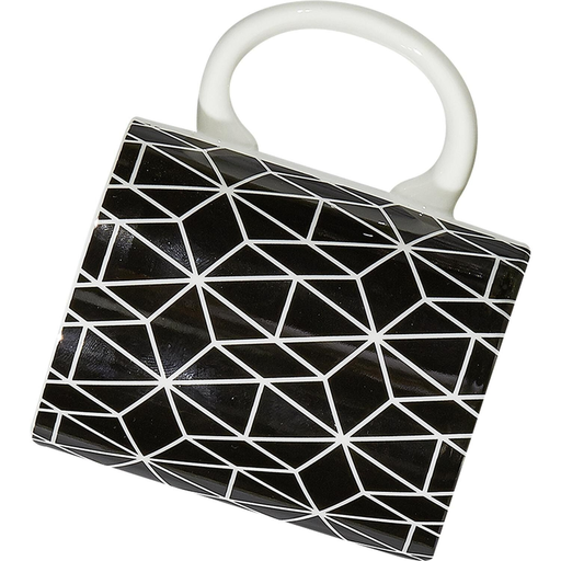[3613865594798] CARREFOUR HOME Geometric porcelain mug 30 cl