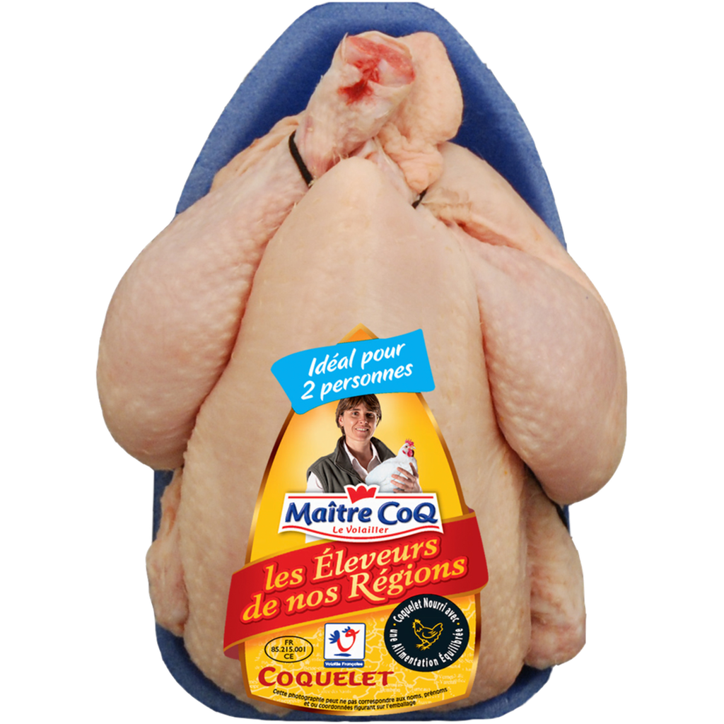 MAITRE COQ Coquelet blanco Éleveurs de nos Régions, 1 unidad