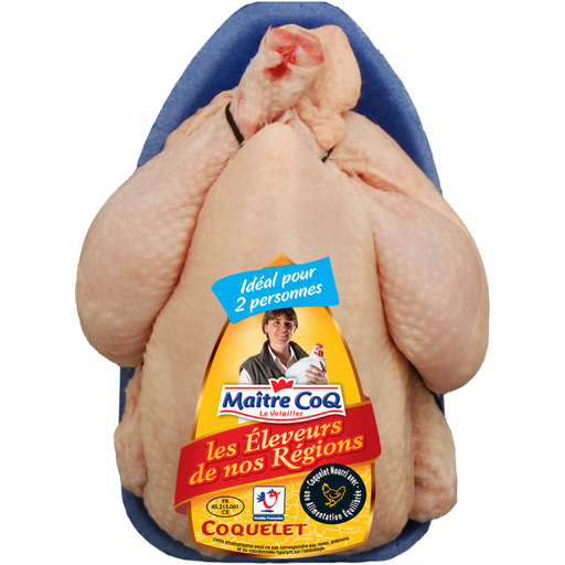 [0215312000000] MAITRE COQ Coquelet blanc Éleveurs de nos Régions, 1 pièce