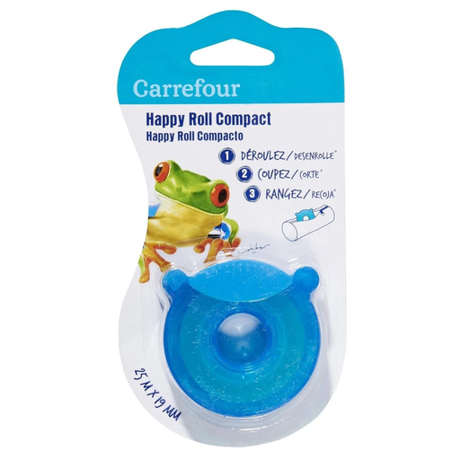 [3613866324424] CARREFOUR Ruban adhésif 19mm x 25m avec dévidoir