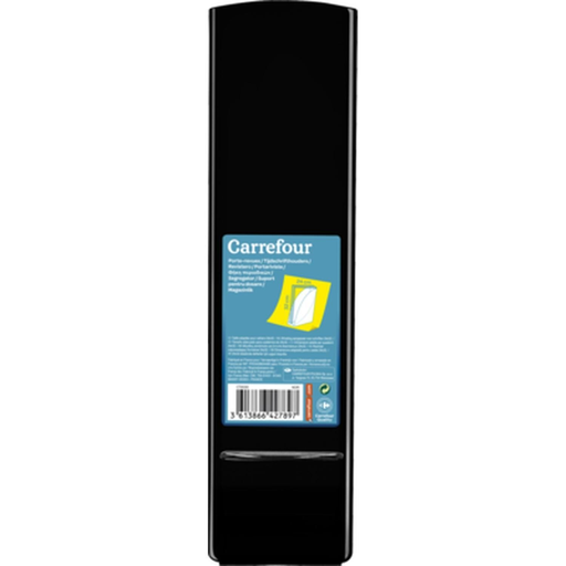 [3613866427897] CARREFOUR Porte-revues plastique noir le porte-revues